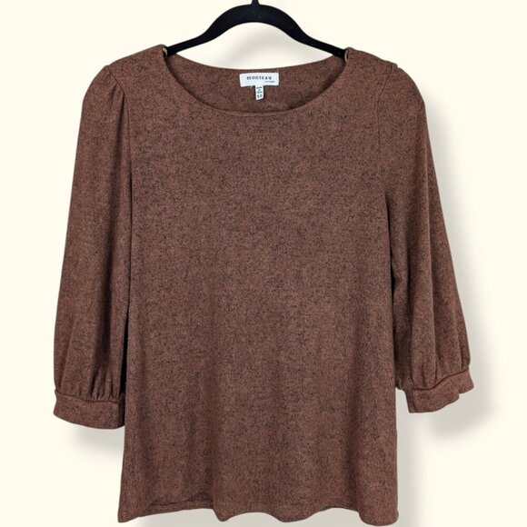 Monteau Soft 3/4 Sleeve Blouse - Picture 4 of 7